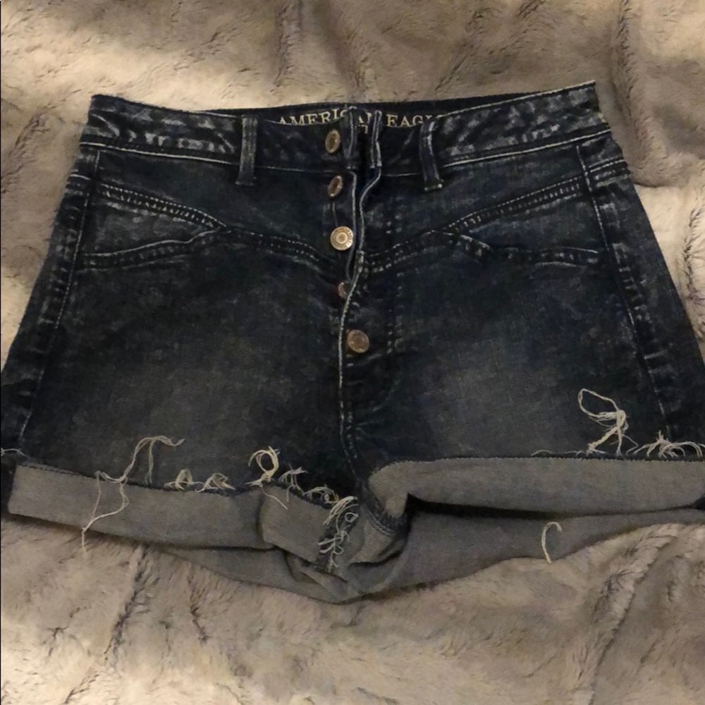 High rise shorts